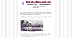Desktop Screenshot of hobokenbaseball.com
